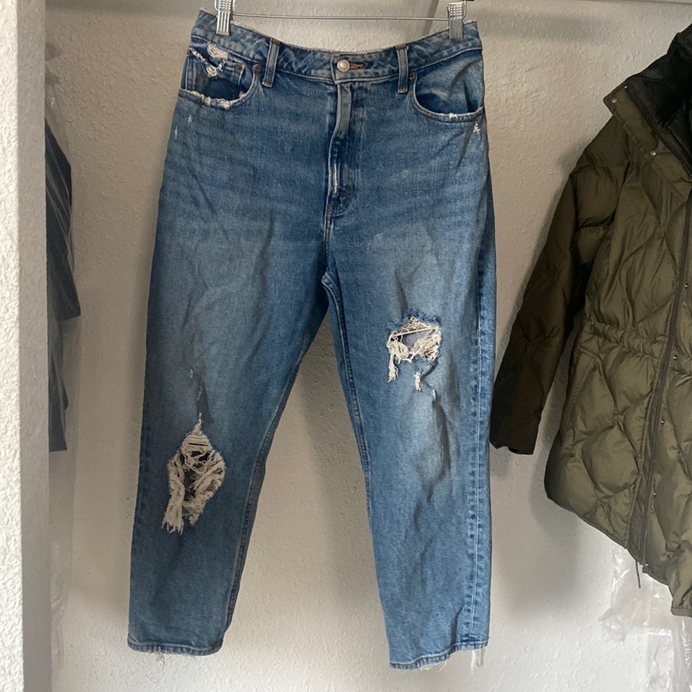 Altered A&F Ripped Jeans - Picture 3 of 11